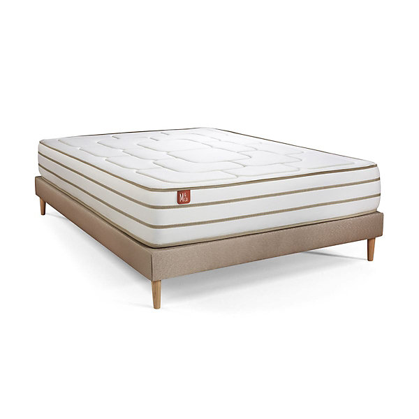 Ensemble Mémoire de forme de confort Equilibré avec sommier tapissier
