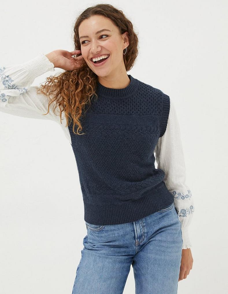 Carrie Cable Knitted Tank