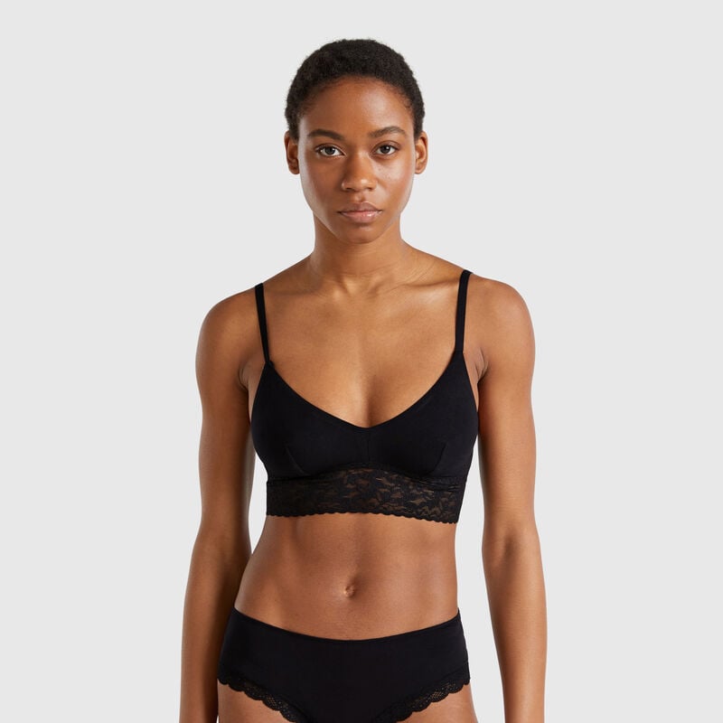 Bralette in super stretch cotton