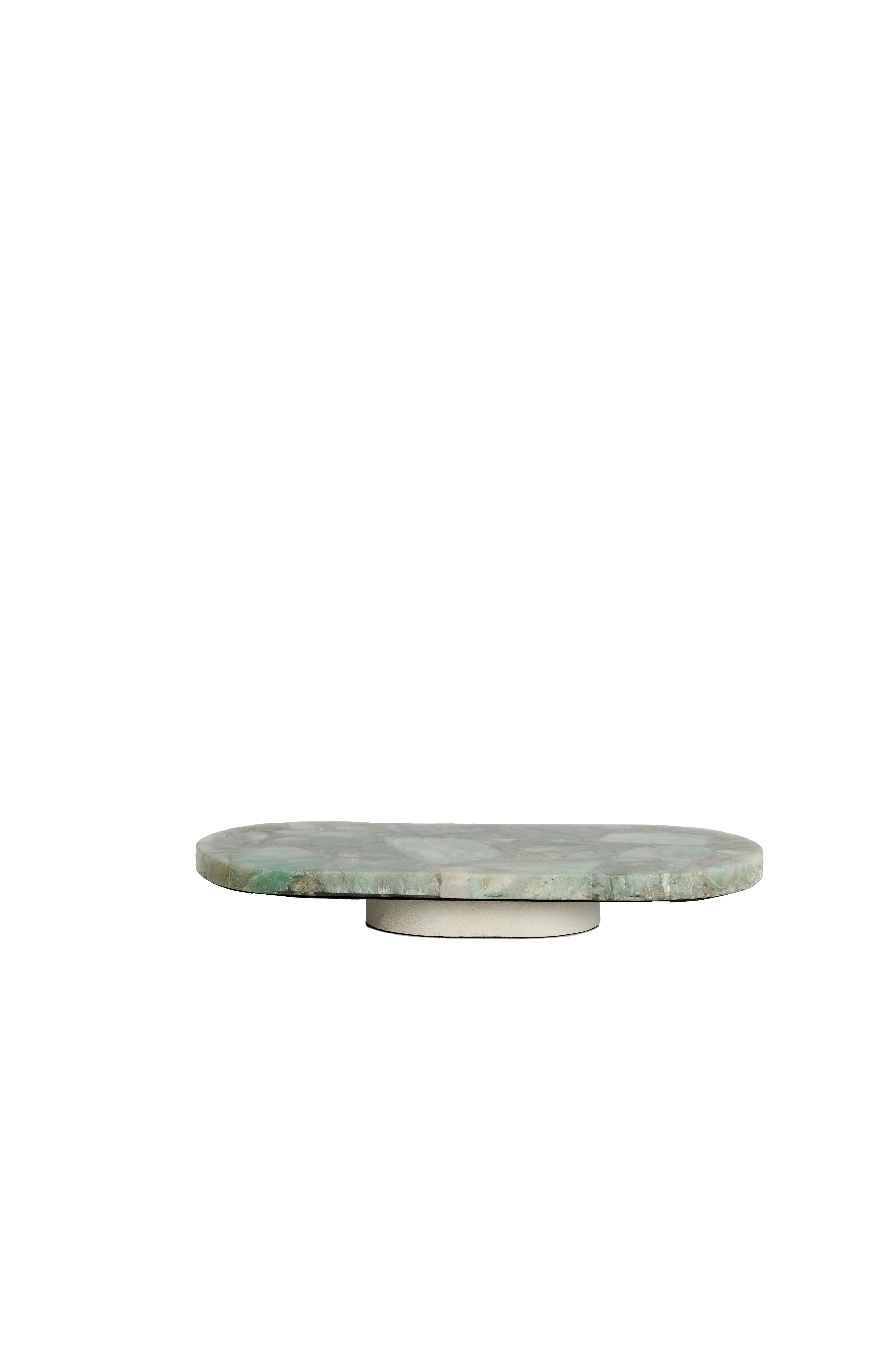 Light & Living schaal BELO - 36x17x4.5cm - groen