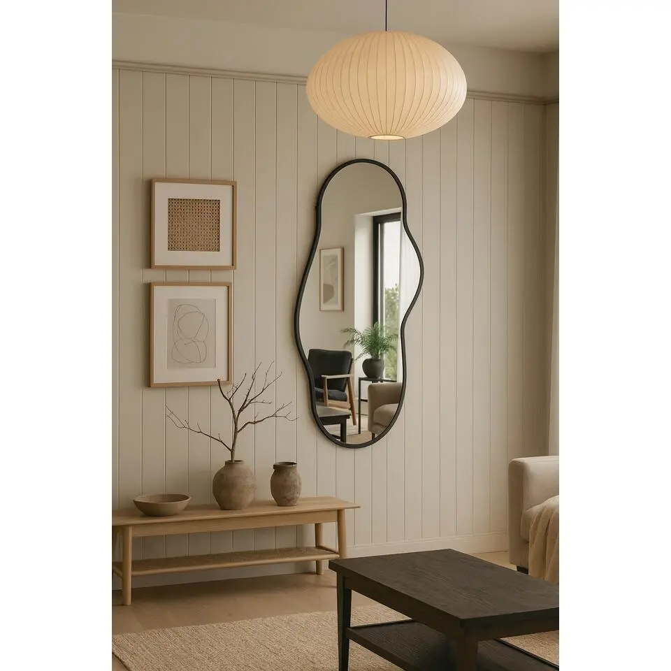 LOFT42 Spiegel Amboeba Zwart