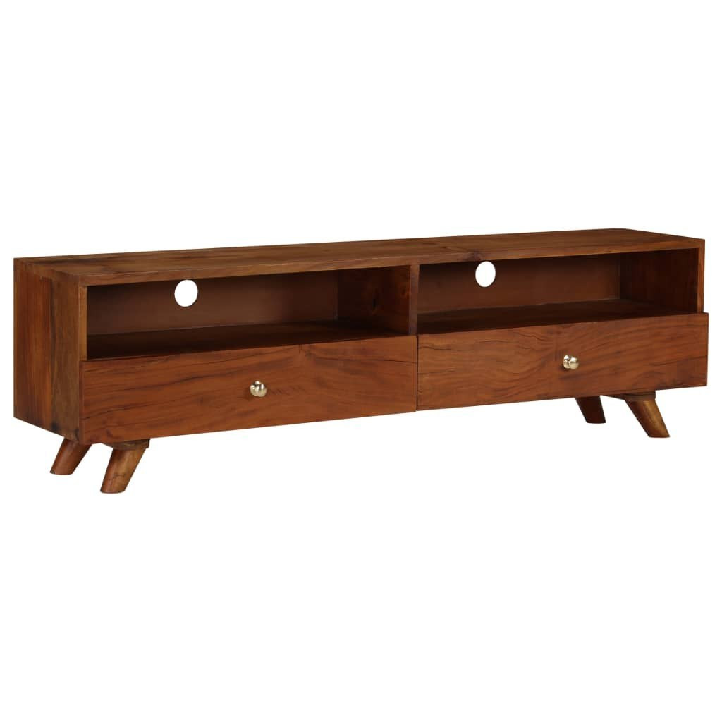 Szafka pod telewizor lite drewno z odzysku 140x30x40cm