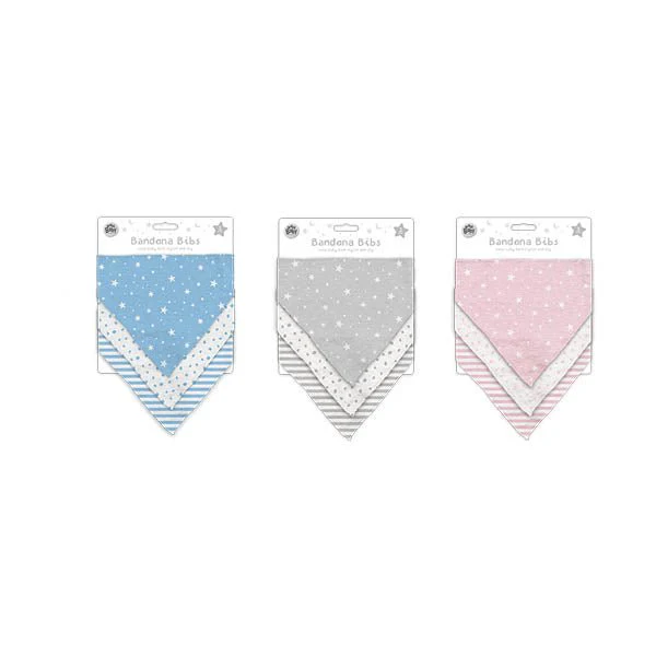 Baby Bandana Bibs 3 Pack