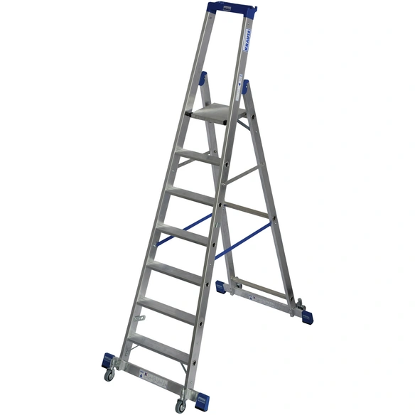 Stufen-Stehleiter »STABILO«, 7 Sprossen, Aluminium