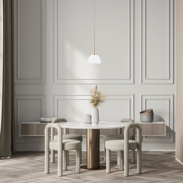 Lampa wisząca MONTIELA złota LED 1x5W Ciepła biel 411lm Italux