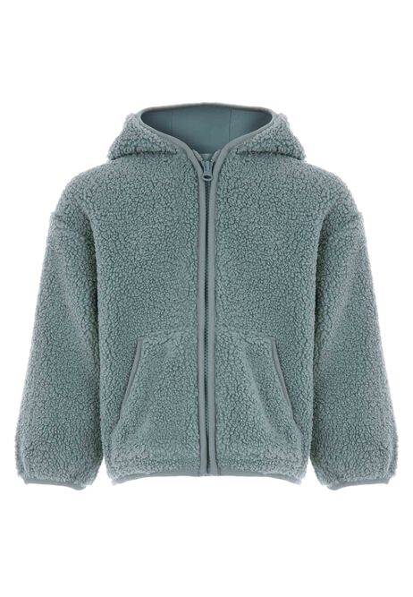 Younger Boys Green Borg Zip Through Jacket