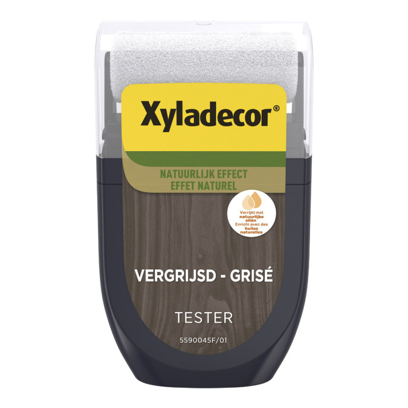 Testeur lasure pour bois effet naturel gris 0,03 L XYLADECOR