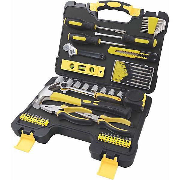 Ensemble d'outils - Fieldmann - FDG 5008-53R - 53 pieces - Pince combinée 6 - Clé a cliquet 3/8