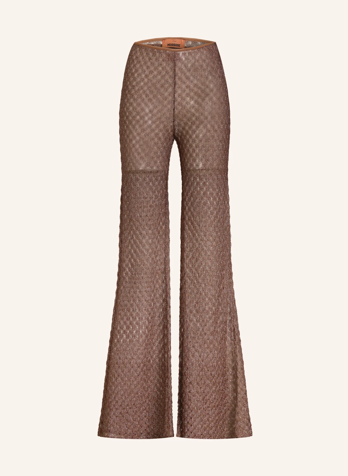 MISSONI Marlenehose mit Glitzergarn