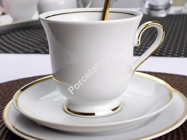 Filiżanka ze spodkiem 0,25 L / 14,5 cm (do kawy) Ćmielów - Astra G067 GIFT BOX