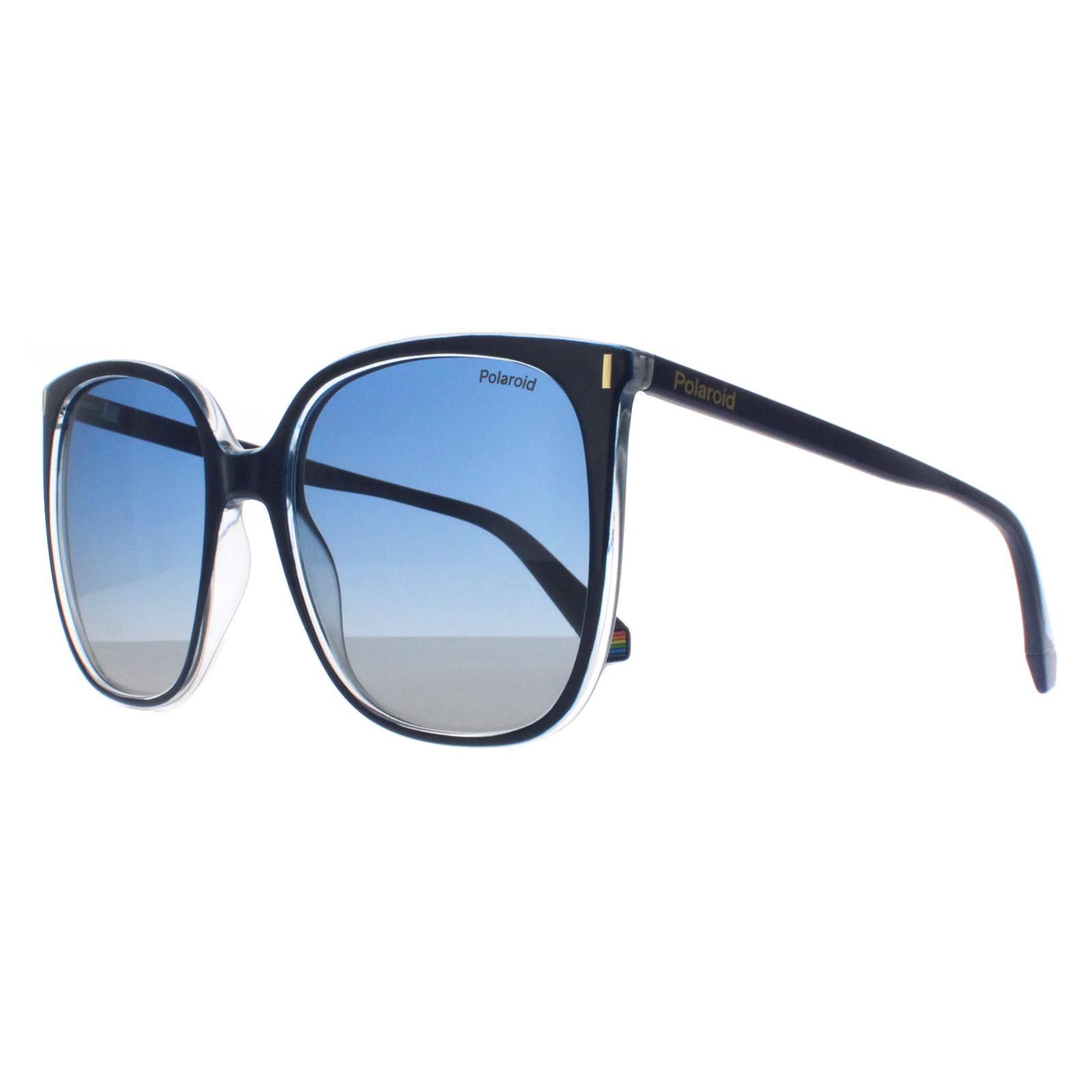Polaroid Square Blue Blue Gradient Polarized PLD 6218/S
