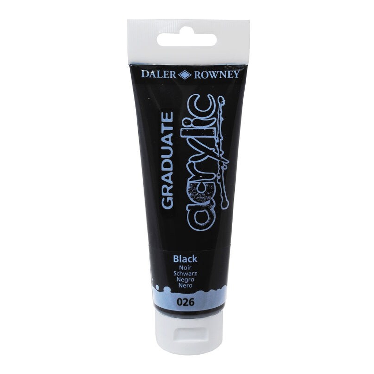 Daler-Rowney Graduate Black Acrylic Paint 120ml
