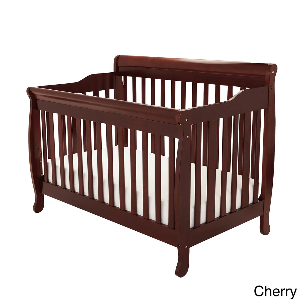 Mikaila Loren 4-in-1 Convertible Crib with Guardrail