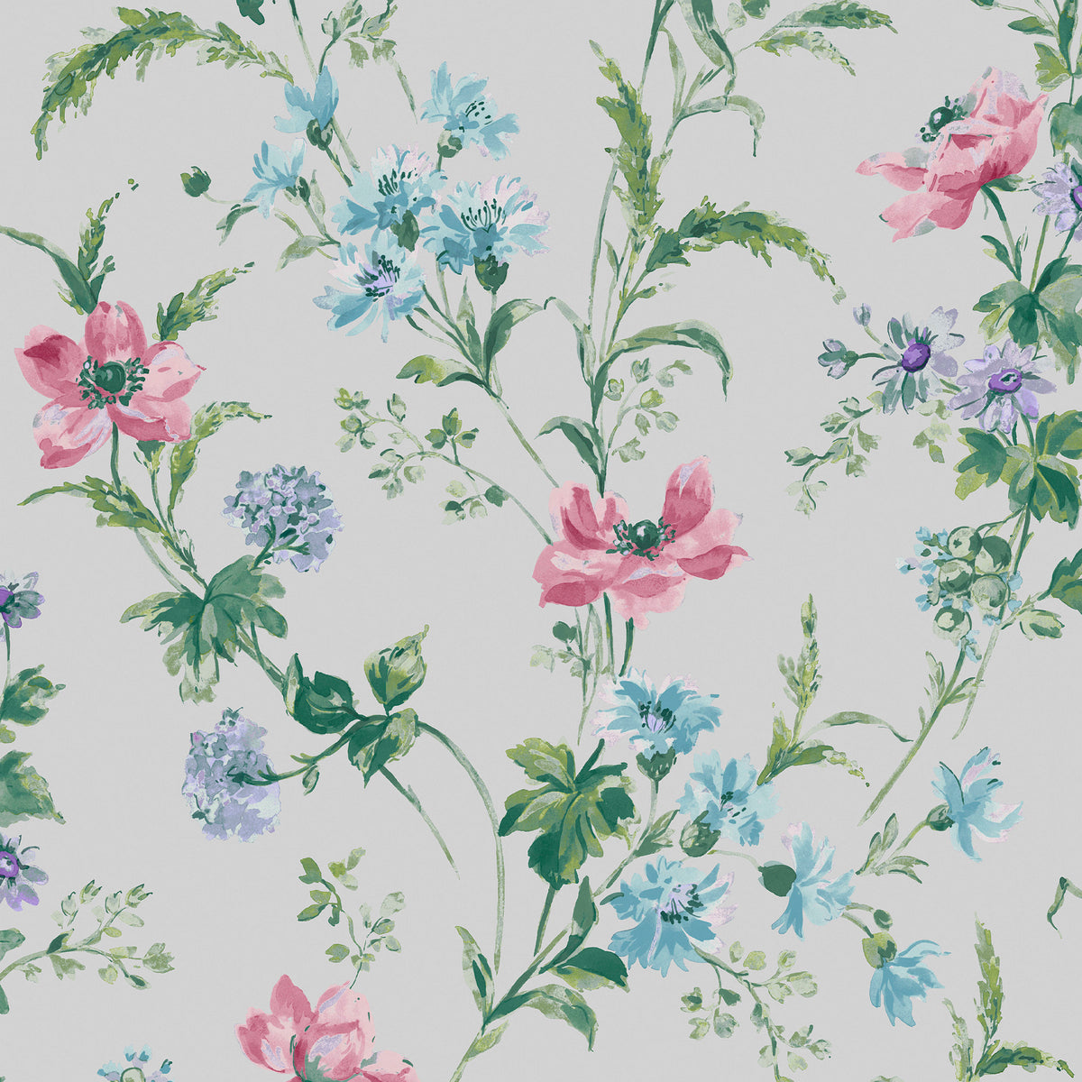 Laura Ashley Vliesbehang Poppy Meadow