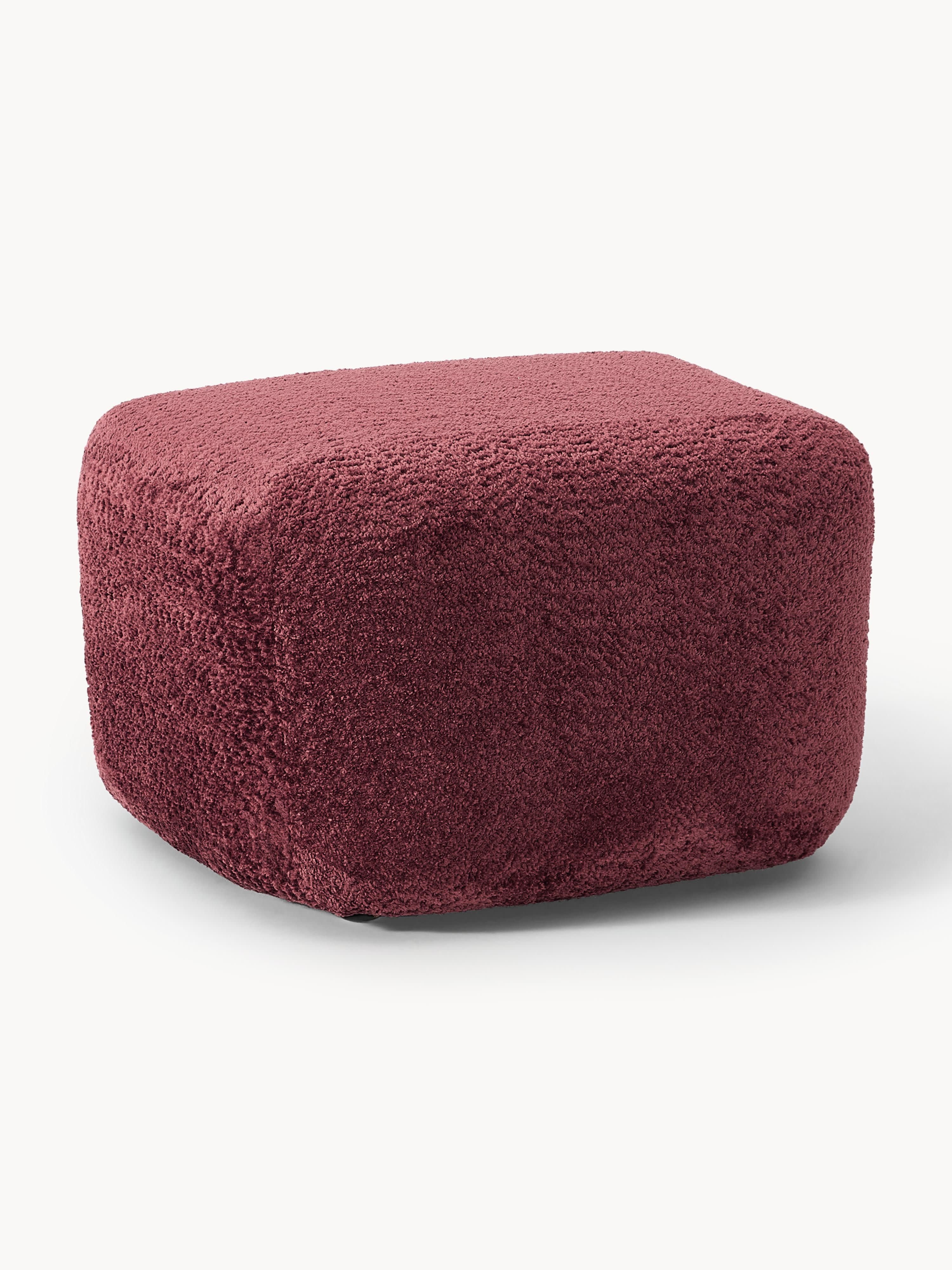 Sofa-Hocker Wolke aus Teddy-Bouclé