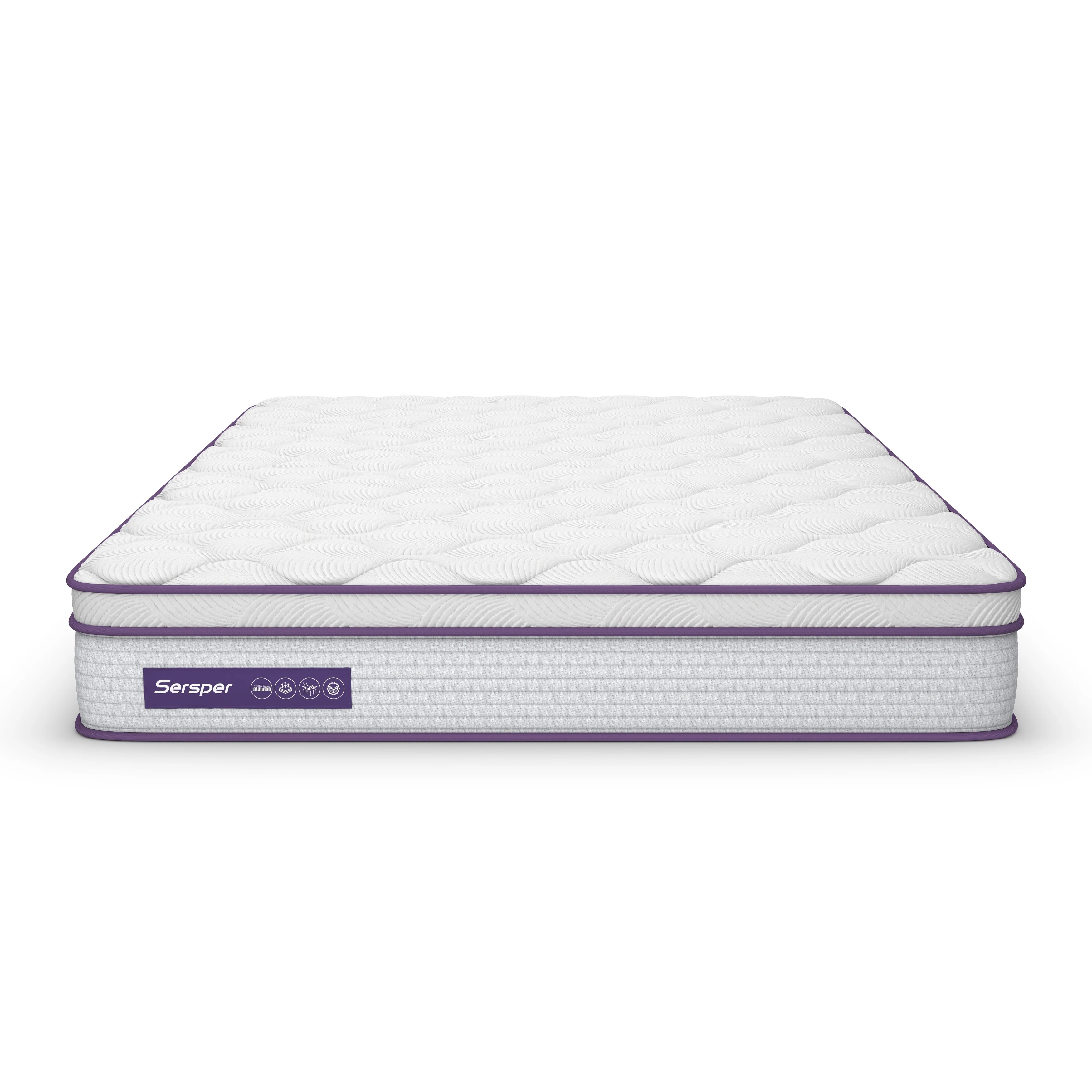 10 Inch Memory Foam Hybrid Mattress,Euro Top Mattress in a Box,Twin Full Queen Mattress