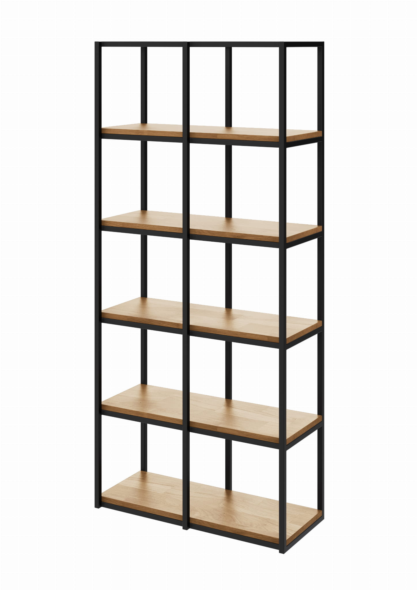 Regał WOOD BOX 177x80x30/34 Loft na książki
