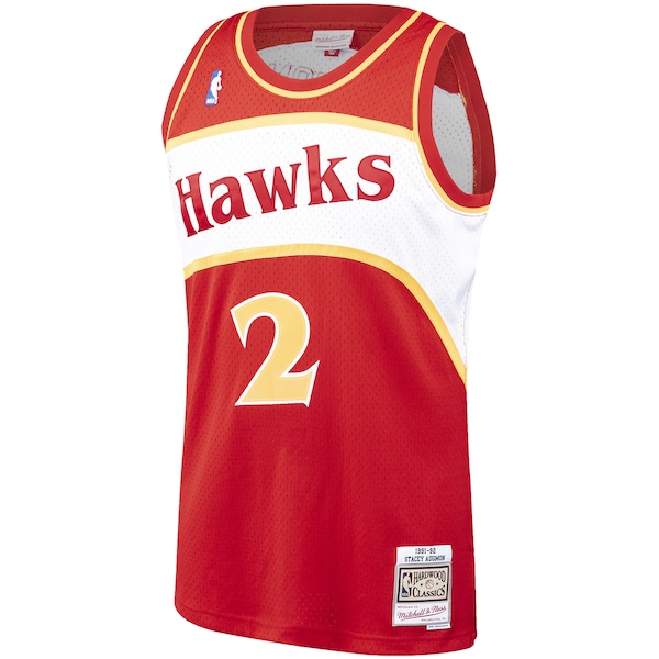 Stacey Augmon Atlanta Hawks 1991/92 Hardwood Classics Swingman Jersey - Red