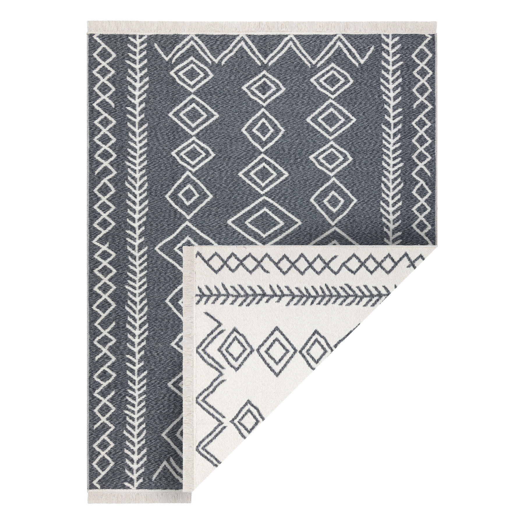 Dywan TWIN 23000 Boho, bawełna, dwustronny, romby Ekologiczny 60x90 cm