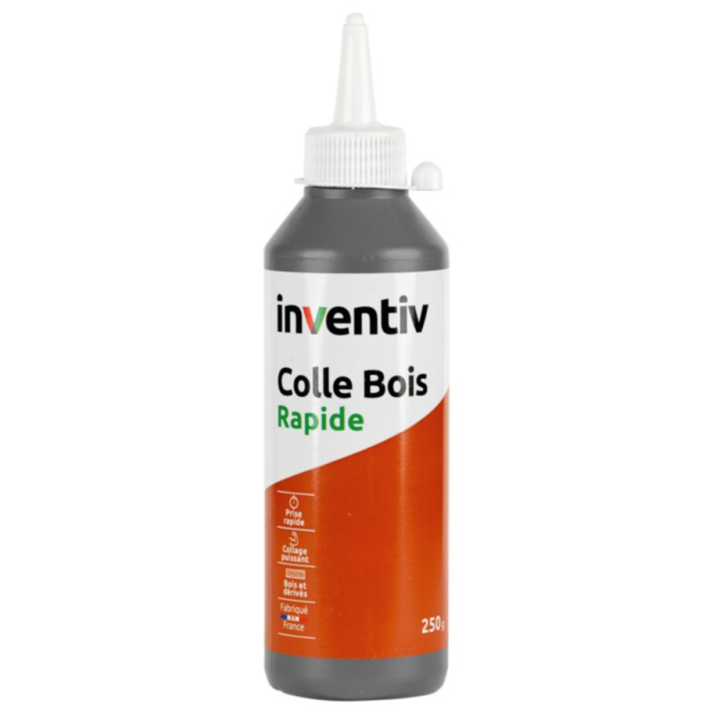 Colle à bois rapide 0,25 kg INVENTIV