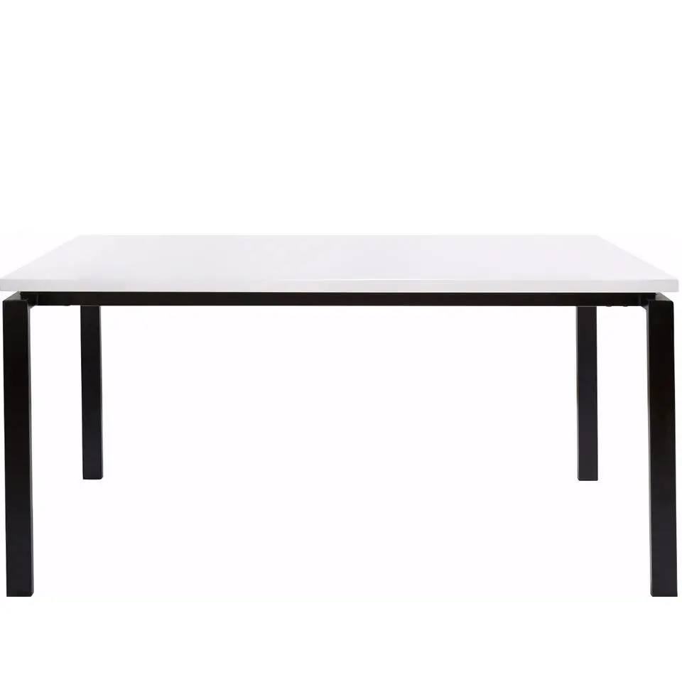 Sabine - Eettafel 160x90 cm voor 8 in wit MDF