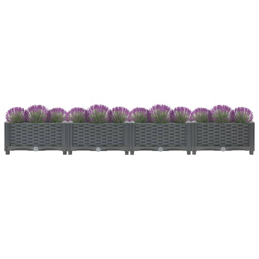 NNEVL Raised Bed 160x40x23 cm Polypropylene