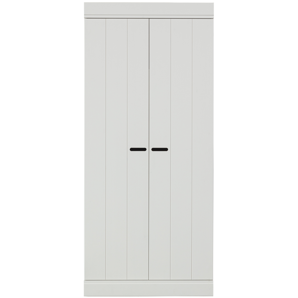 WOOOD lage kast 2-deurs Connect - Grenen - Wit - 175x77x56