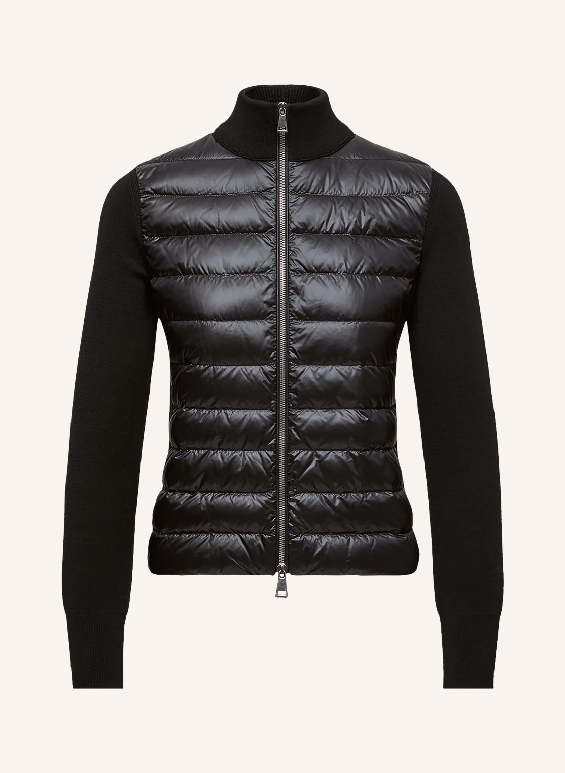 MONCLER Lightweight-Daunenjacke im Materialmix