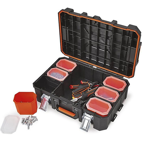 Mallette outils etanche TOOD 53x37x18 cm 6 godets amovibles