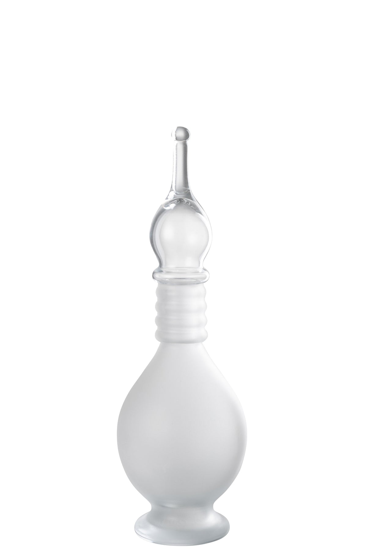 J-Line vaas   stop flesje Joey - glas - transparant - medium