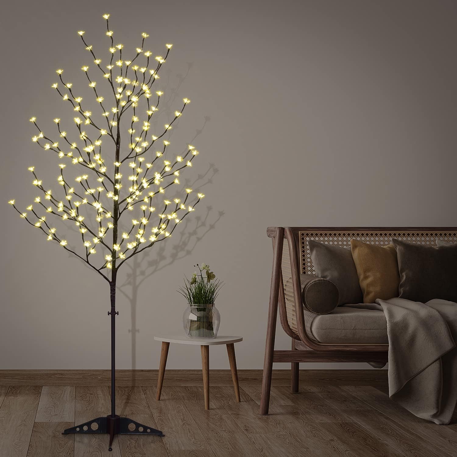 Lightshare Lighted Cherry Blossom Tree (6PCS 6FT Warm White)