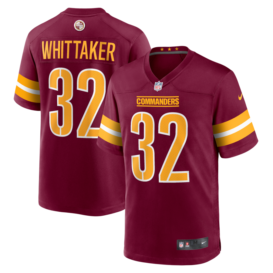 Jace Whittaker Washington Commanders Nike  Game Jersey - Burgundy