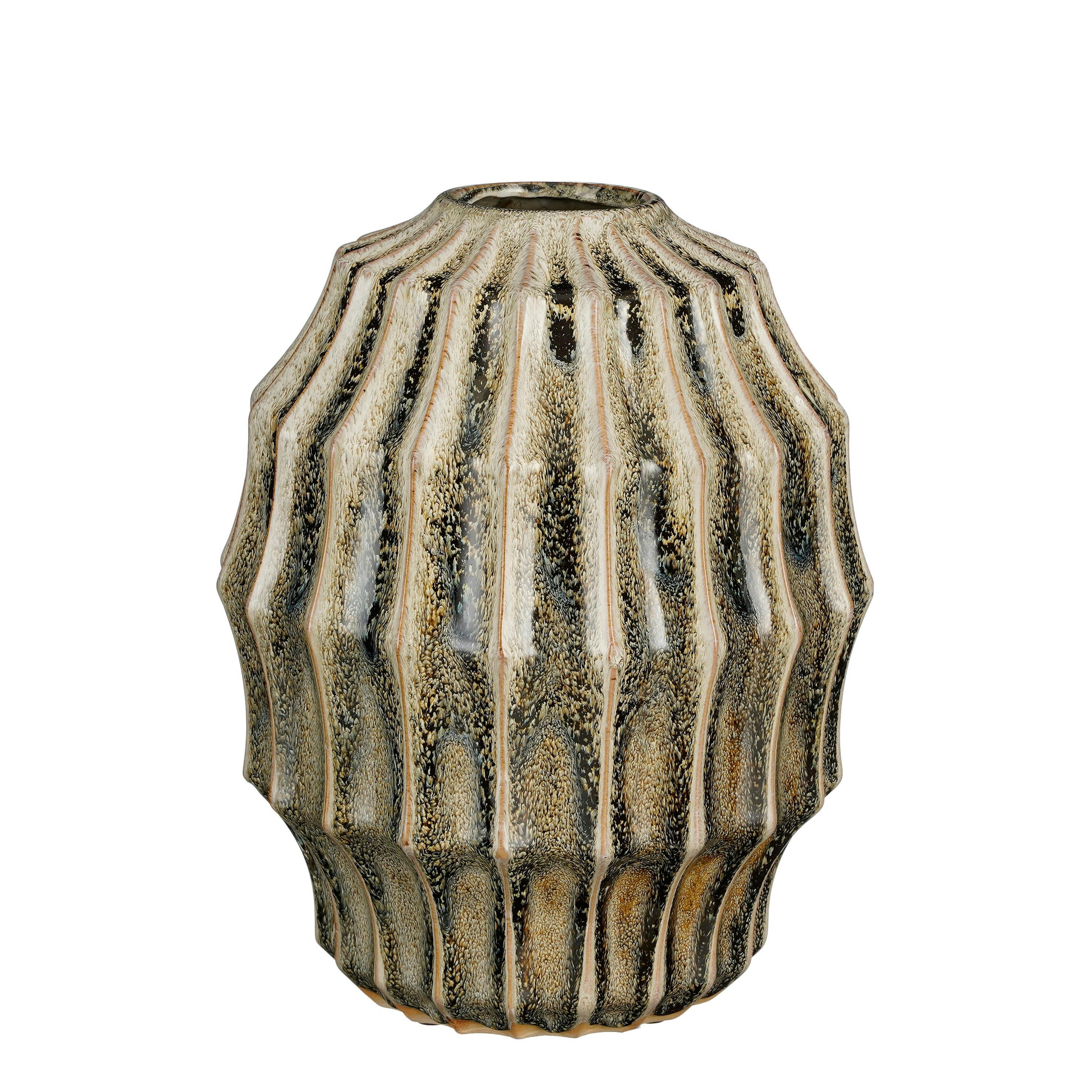 PIPPA - Vase en céramique vert H33