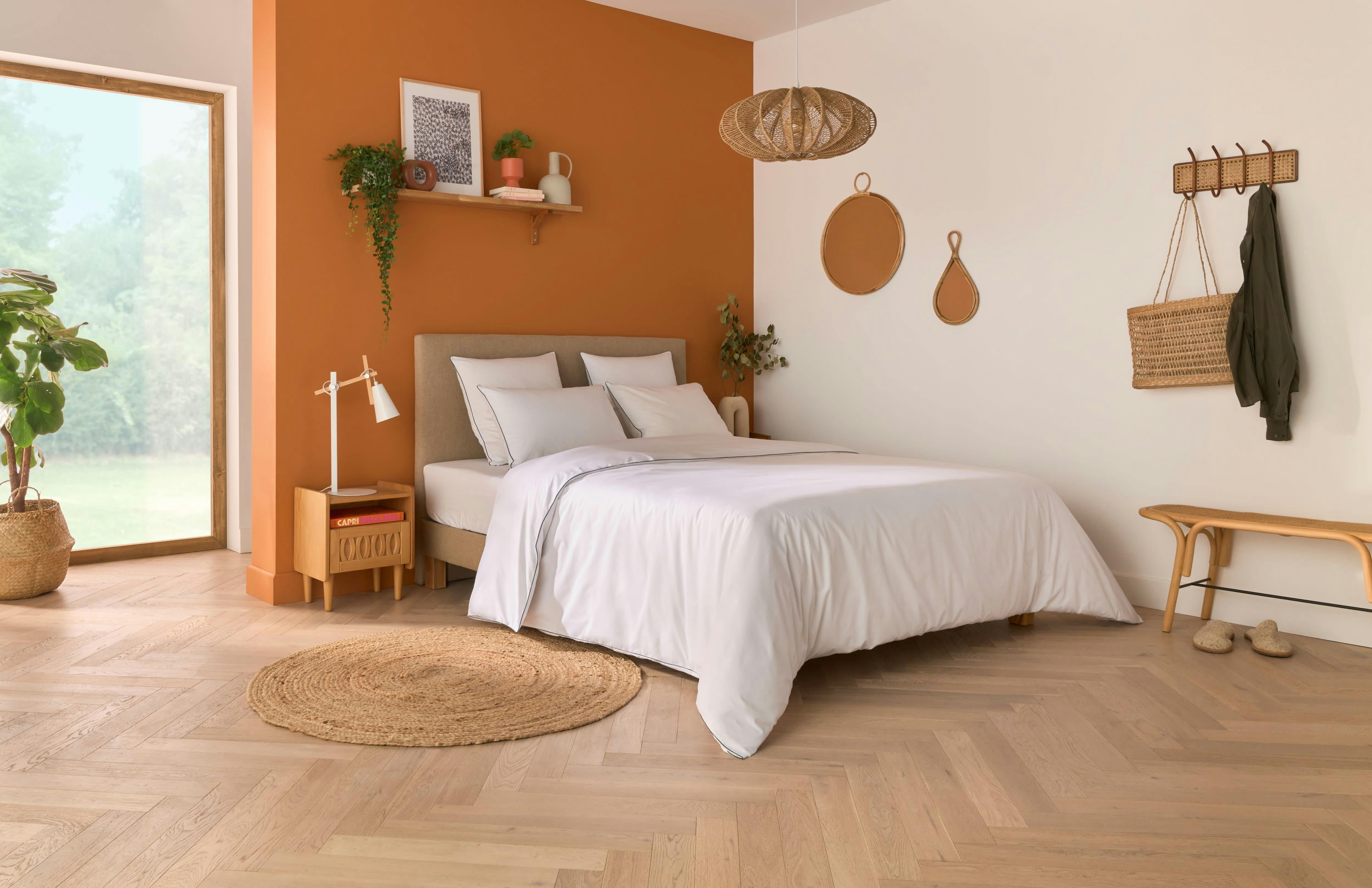 - Housse de couette en percale de coton 140x200