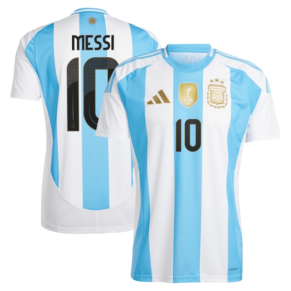Lionel Messi Argentina National Team adidas 2024 Home Replica Player Jersey - White/Blue