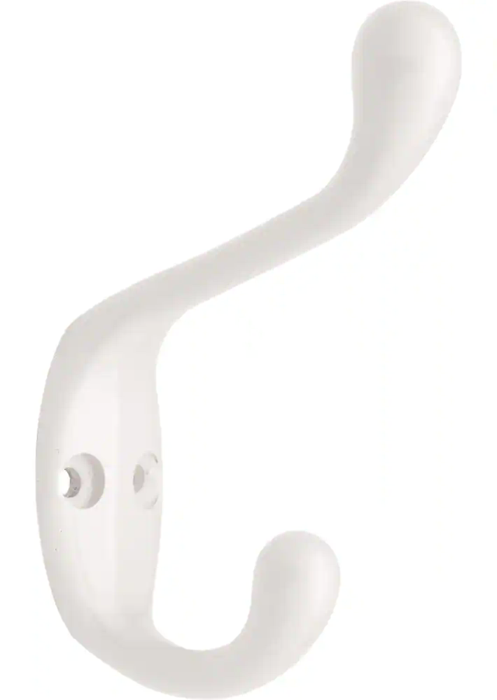 Peerless Stainless Steel Single Coat & Hat Hooks, Assorted Colours, 3-pk
