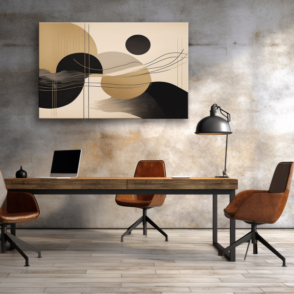 Feeby Obraz na płótnie, Geometryczna Abstrakcja Glamour 60x40