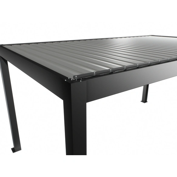 Pergola »Gr. 5 x 3«, BxHxT: 515,5 x 264 x 312 cm, dunkelgrau/silber-metallic