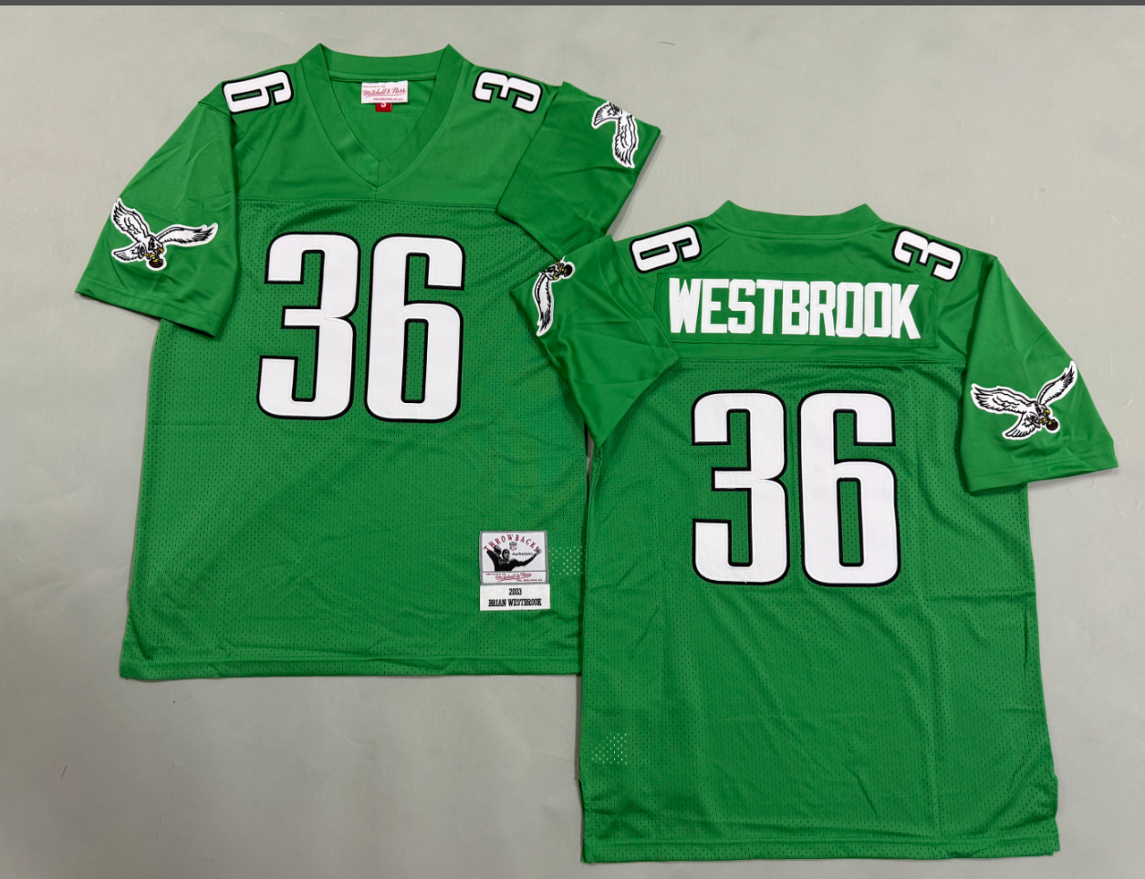 Brian Westbrook Philadelphia Eagles Authentic Throwback Retired Player Jersey