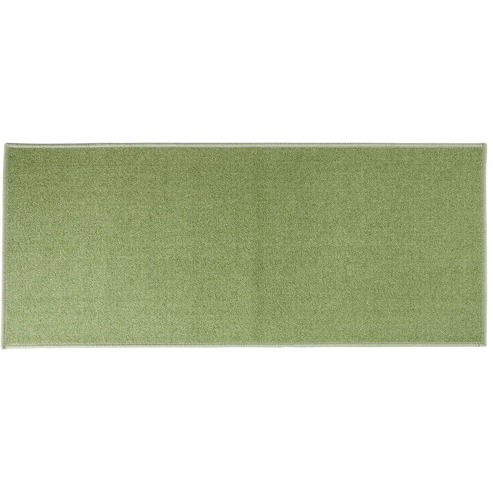 Tapis de cuisine latex uni vert 120x50 cm