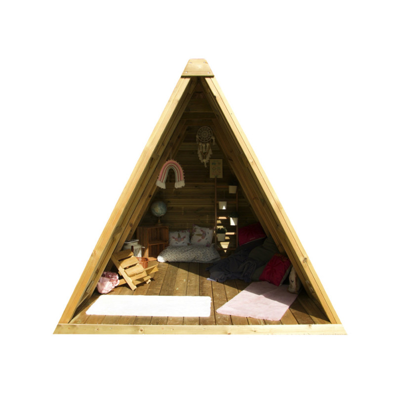 Grand tipi pour enfant 2,65 x 3,2 x 2,45 m BNB WOOD
