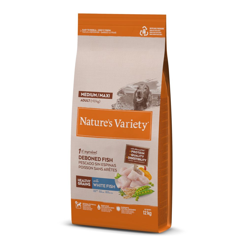 Nature's Variety Healthy Grains Medium/Maxi Adult White Fish