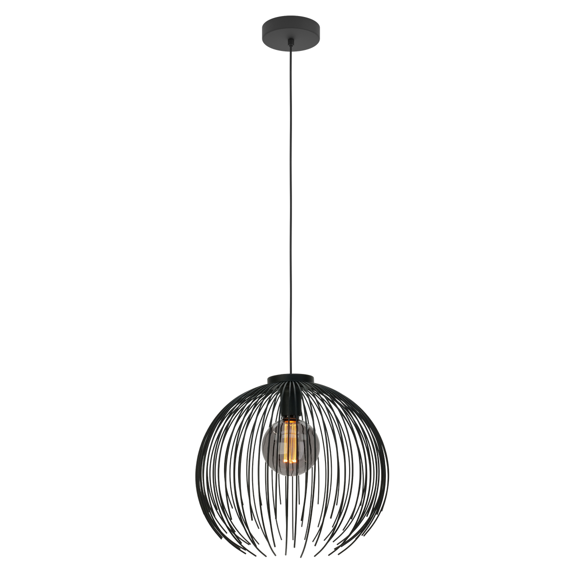 EGLO hanglamp Alhabia - zwart