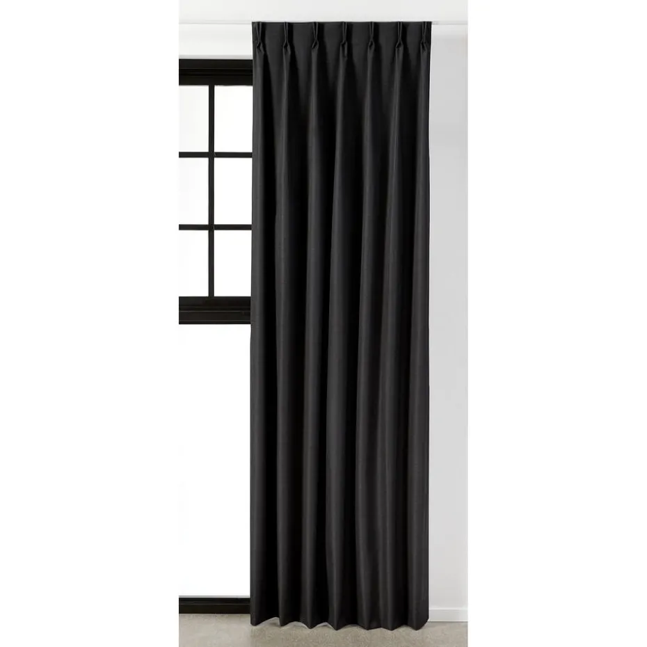 Kwantum Vouwgordijnen | Gordijnen | Gordijn Phileine  Antraciet