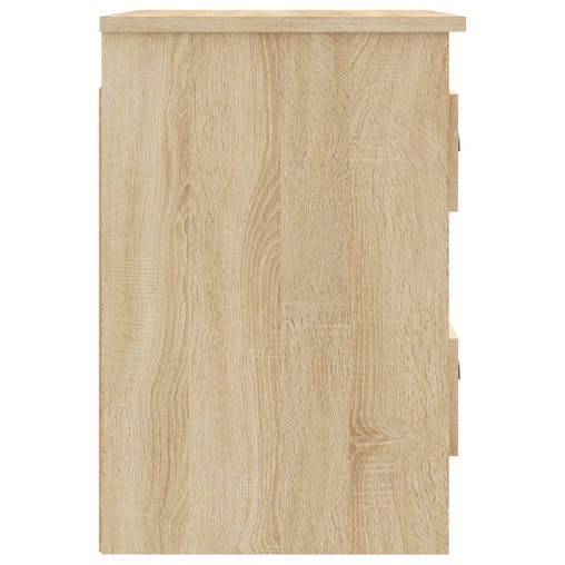 NNEVL Wall-mounted Bedside Cabinet Sonoma Oak 41.5x36x53cm