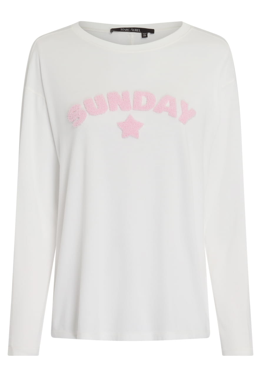 Shirt mit Frottée Applikation