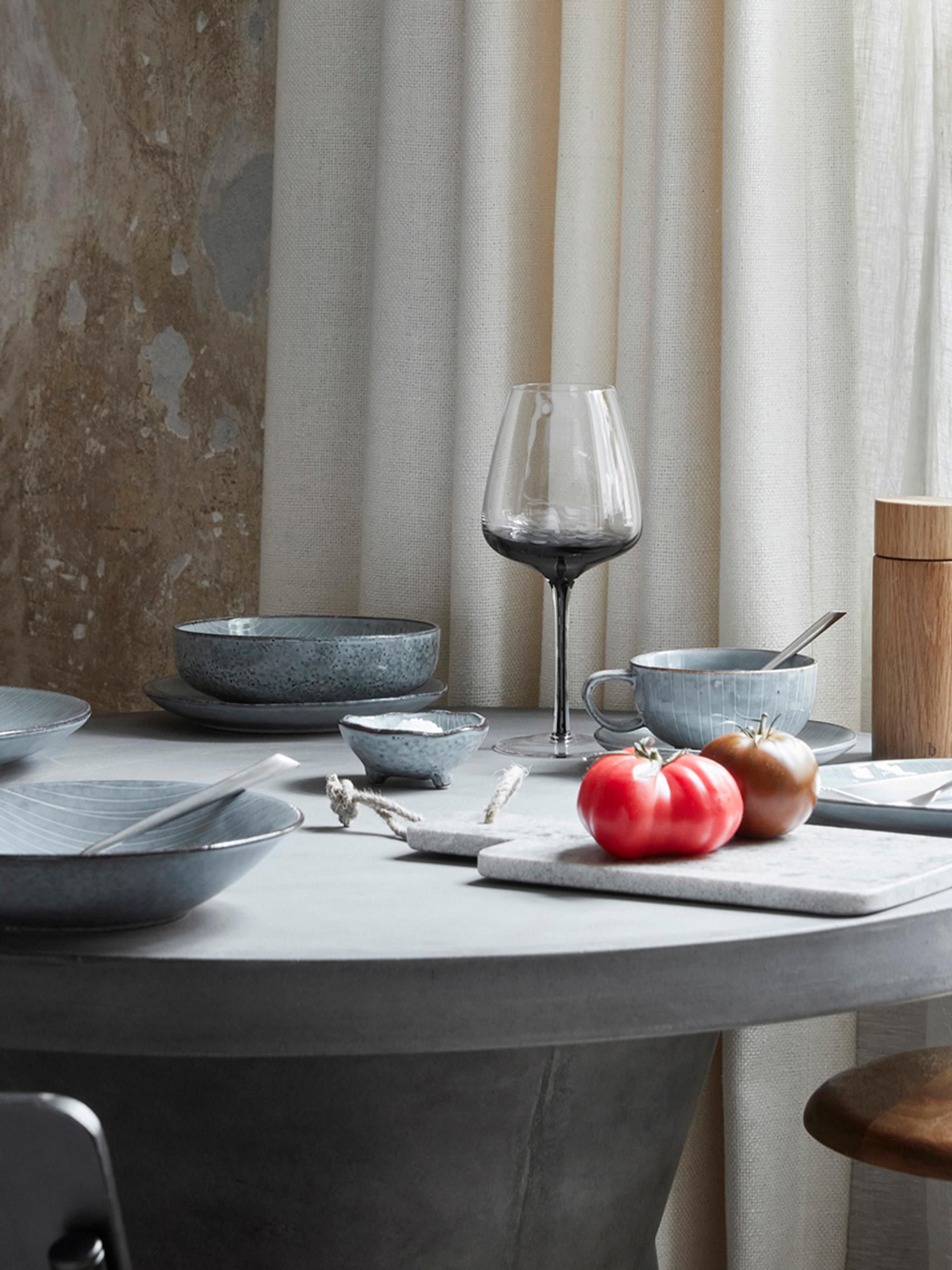 Handgemachte Dipschalen Nordic Sea, 4er-Set