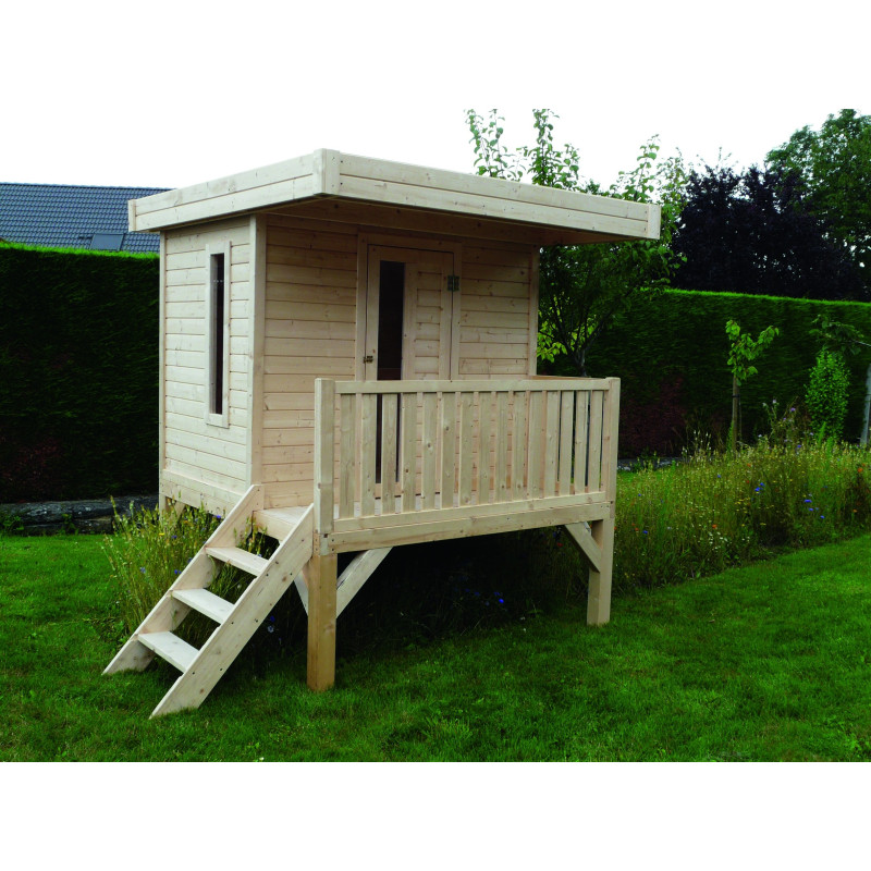Cabane pour enfant 1,8 x 1,8 x 2,27 m SOLID