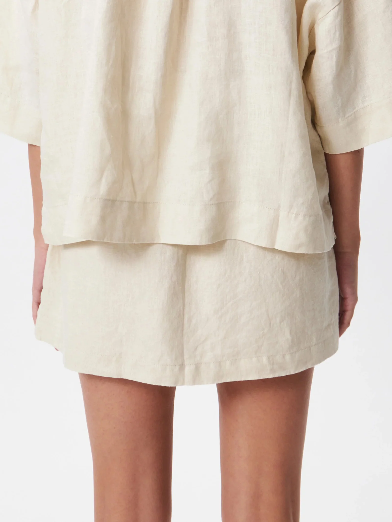 L&R Drawstring Mini Skirt