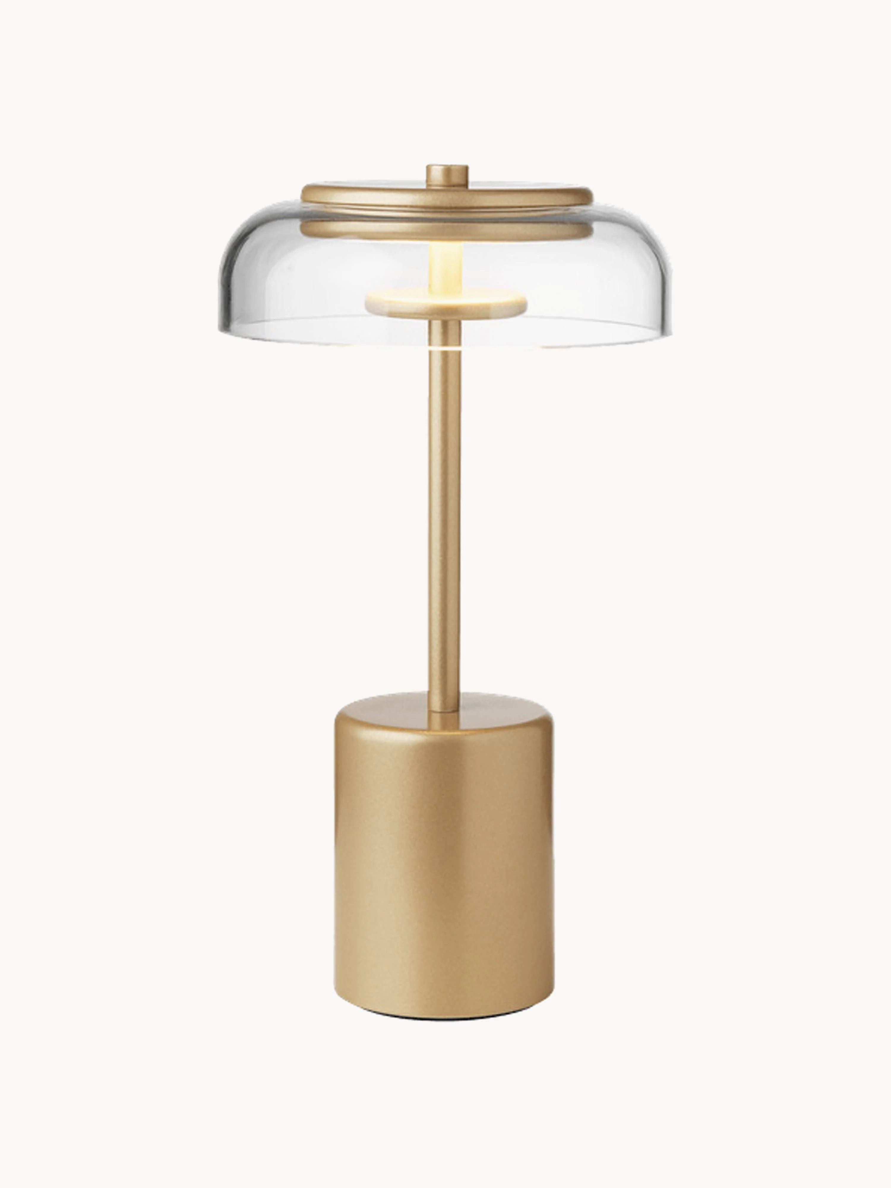 Mobile kleine LED-Tischlampe Blossi, dimmbar